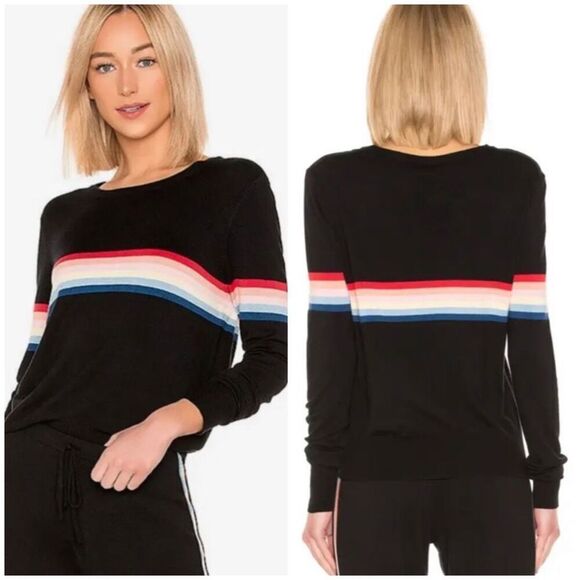 Madeleine Thompson X Spiritual Gangster striped sweater size Small - Picture 8 of 9